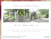 Tablet Screenshot of mamaswinerack.com